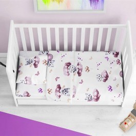 Baby Bed Sheet Kitten 561 Mauve DimCol MAUVE