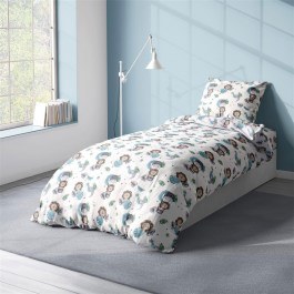 Kid Bed Sheets Lion 533 (Set 2pcs) Sky Blue DimCol SKY BLUE