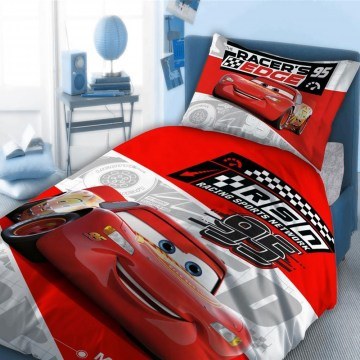 Kid Quilt Disney Home Cars 771 White-Red DimCol