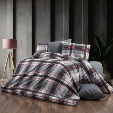 Quilt Ekavi 424 Grey-Bordeaux DimCol