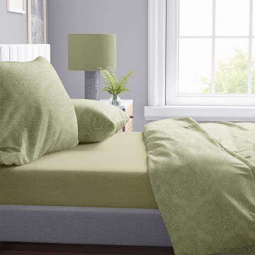 Σεντόνια Άρτεμις 704 (Σετ 4τμχ) Light Olive DimCol