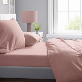 Bed Sheets Solid 503 (Set 4pcs) Dusty Rose DimCol ROSE