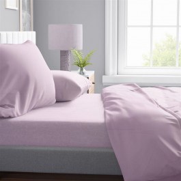 Bed Sheets Solid 506 (Set 4pcs) Light Purple DimCol LIGHT PURPLE