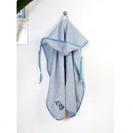 Κάπα Βρεφική Με Κέντημα Dinosaur 179 Sky Blue DimCol SKY BLUE