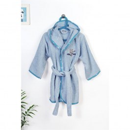 Μπουρνούζι Παιδικό Με Κέντημα Aviator 183 02 Sky Blue DimCol SKY BLUE