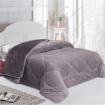 Κουβερτοπάπλωμα 1960 Jacquard Waves-Fleece 700gr/m² Grey DimCol