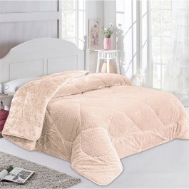 Κουβερτοπάπλωμα 1960 Jacquard Waves-Fleece 700gr/m² Mocha DimCol MOCA