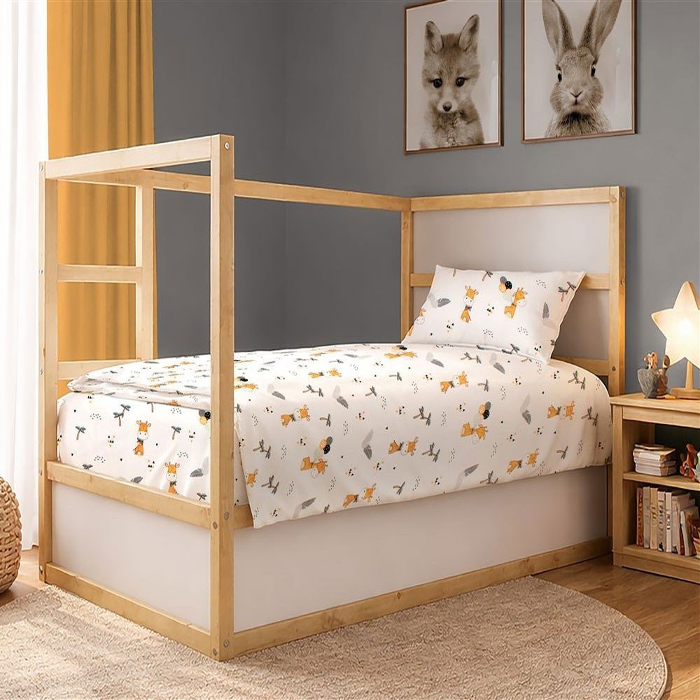 Πάπλωμα Παιδικό Giraffe 599 White-Orange DimCol