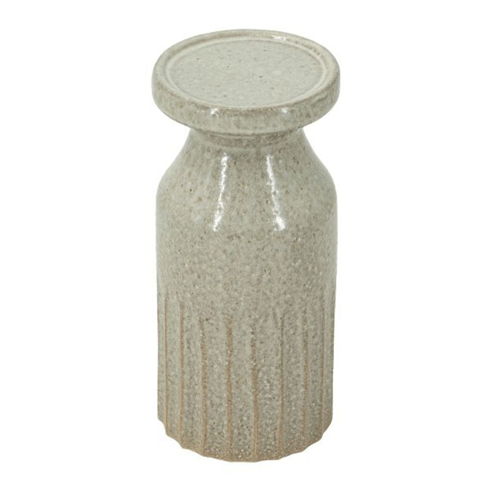 Κηροπήγιο Akali 61161 10,5x10,5x23cm Beige Artekko