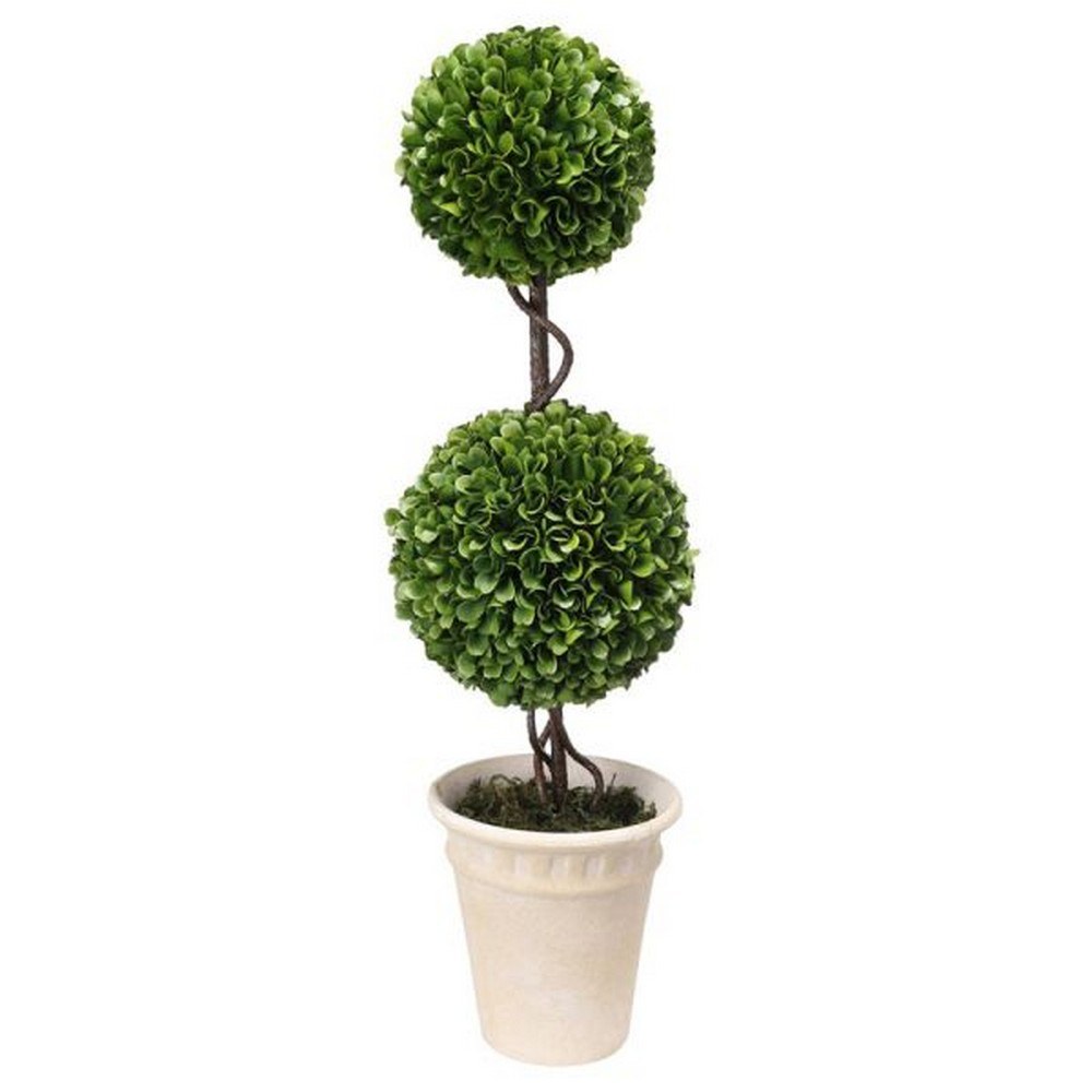 Γλαστράκι Πυξός 29392-DS 18x18x56cm White-Green Artekko