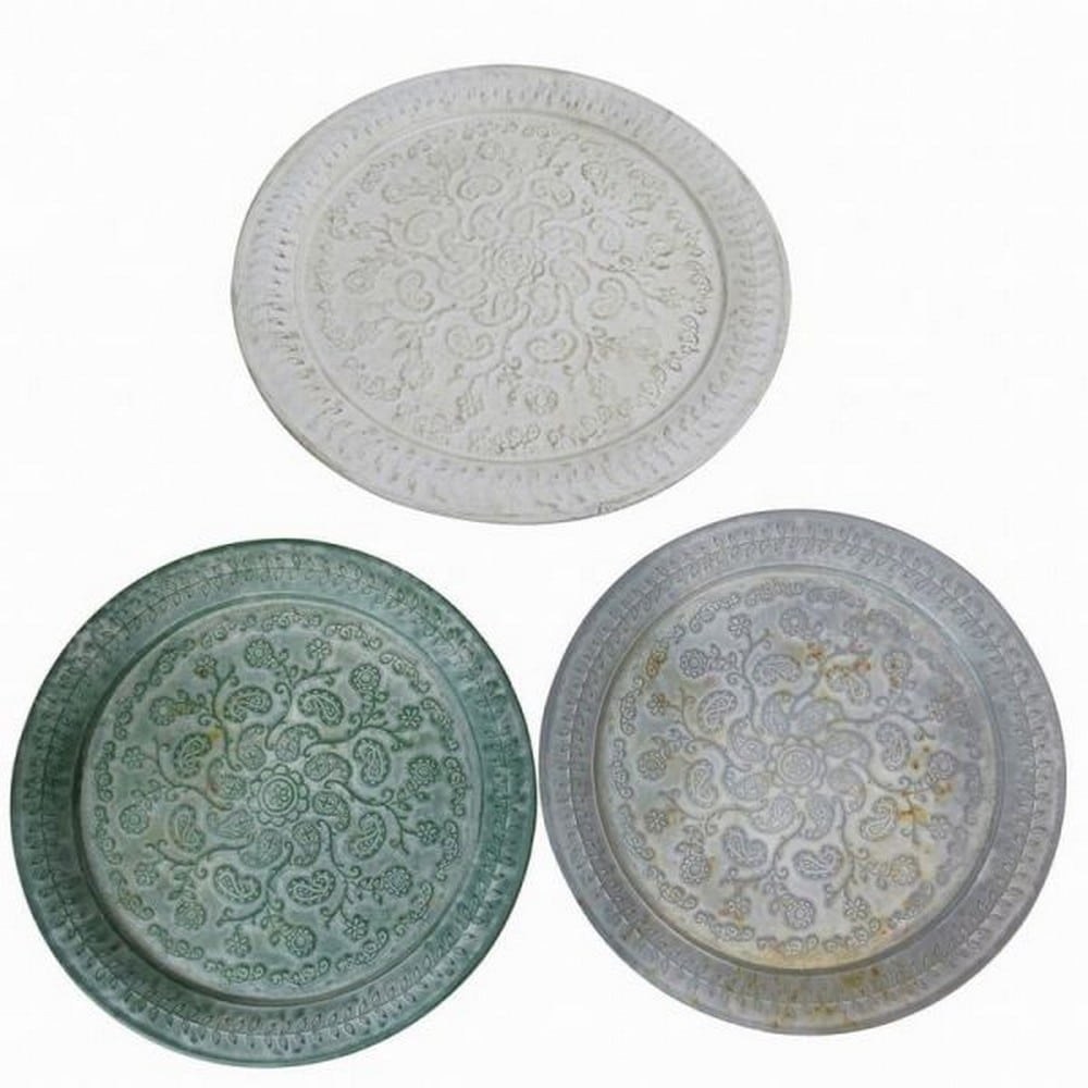 Διακοσμητική Πιατέλα Efliy (Σετ 3Τμχ) 742-2251 43x43x1,5cm Multi Artekko