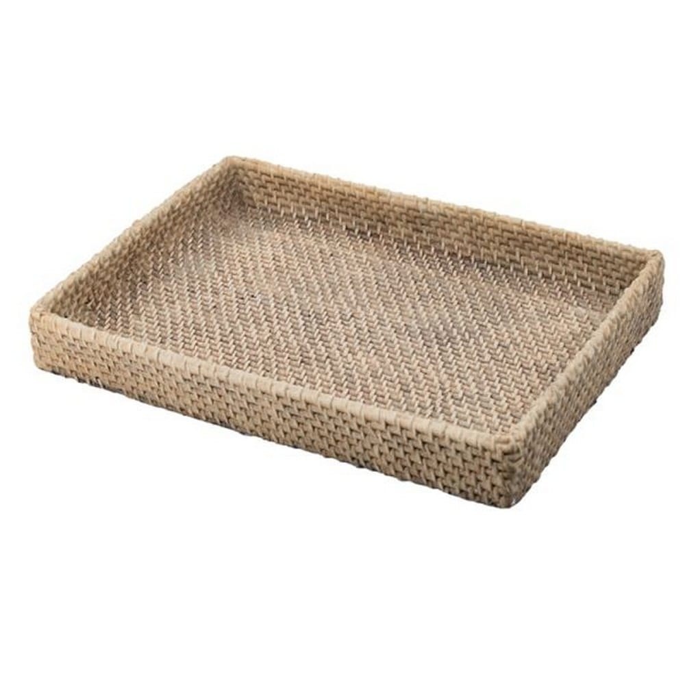 Δίσκος Διακοσμητικός Knitt D9045 44x33x7cm Beige Artekko