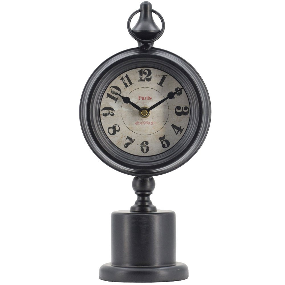 Ρολόι Επιτραπέζιο Clock 48180 15,5x10,9x37,1cm Black Artekko