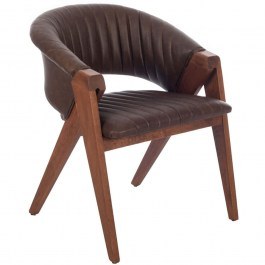 Armchair Volk 783-1514-A 60x65x75cm Walnut-Brown BROWN