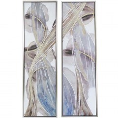 Canvas Painting Glitter (Set 2Pcs) 82357 50x3,7x180cm Multi Artekko