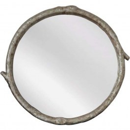 Wall Mirror Dia 661-2021-SILVER 88x4x80cm Silver Artekko SILVER