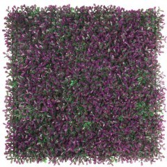 Συνθετικό Διακοσμητικό Πάνελ Φυλλωσιάς 6-0303 50x5x50cm Green-Purple Artekko