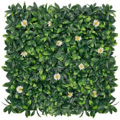 Συνθετικό Διακοσμητικό Πάνελ Φυλλωσιάς 6-0307 50x6x50cm Green-White Artekko