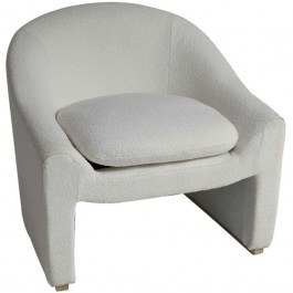 Armchair Cloud Curls 735-2209 76x76x71cm White WHITE