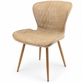 Chair Elda 047-6271 50x50x84cm Beige-Brown BEIGE