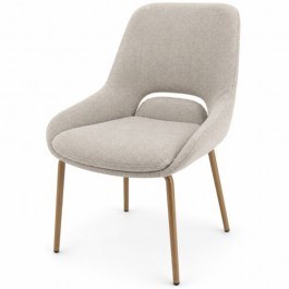 Chair Luno 047-6252 50x55x87cm Beige-Brown BEIGE