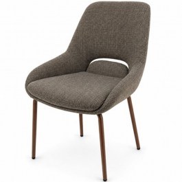 Chair Luno 047-6253 50x55x87cm Grey-Brown GREY