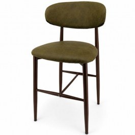 Bar Stool Olmo 047-6240 52x52x98cm Green-Brown GREEN
