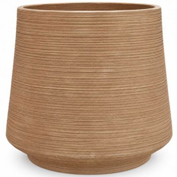 Plant Pot Raw 8-0324 53,5x53,5x45cm Beige Artekko