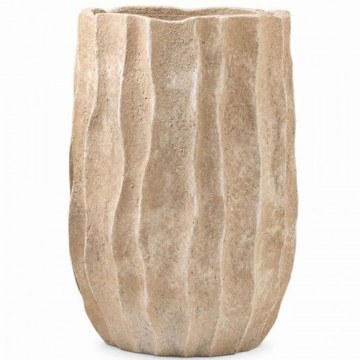 Plant Pot Raw 8-0321 34x34x50cm Beige Artekko