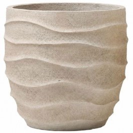 Plant Pot Raw 8-0303 40,5x40,5x38cm Beige Artekko BEIGE