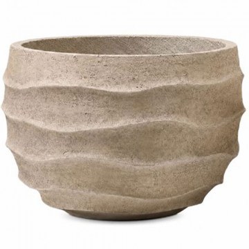 Plant Pot Raw 8-0304 43x43x28cm Beige Artekko