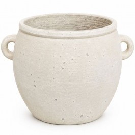 Plant Pot Raw 8-0316 36x30x27cm Ecru Artekko ECRU