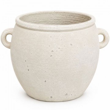 Plant Pot Raw 8-0316 36x30x27cm Ecru Artekko