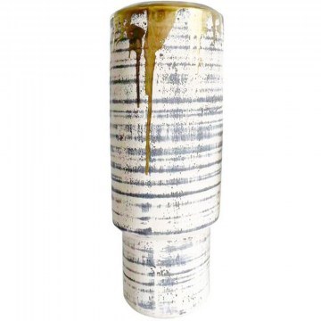 Vase Kayle 61145 15x15x40cm Multi-Beige Artekko