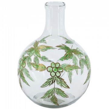 Vase Aphelios B8565-DS 20x20x28cm Clear-Green Artekko