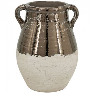 Vase Candia C6066 24,5x24,5x33cm Bronze-Beige Artekko
