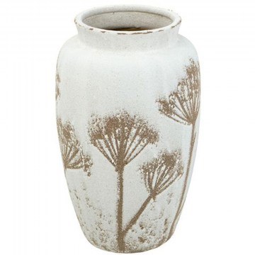 Vase Antique C8497 20x20x35cm White-Brown Artekko