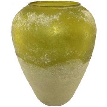 Vase Frosted B4736-DS 19,8x19,8x25,4cm Green Artekko