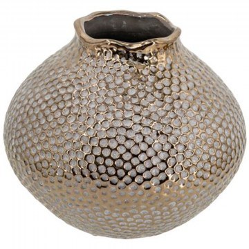 Vase Lidded C8982 21x21x18cm Bronze Artekko