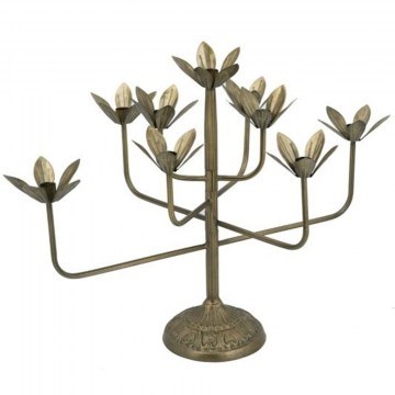 Candlestick Solis D8632 16x61x47,5cm Gold Artekko