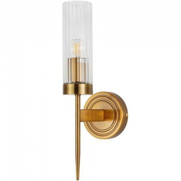 Φωτιστικό Τοίχου - Απλίκα Iris 023-3269 18x18x42cm 1xΕ14 Gold Artekko