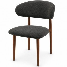 Καρέκλα Sento 047-6234 52x56x78cm Anthracite-Brown ANTHRACITE