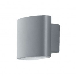 Wall Lamp Boxter LED-W-BOXTER SIL 2x4W Led 12,9x10x8,5cm Silver Intec SILVER