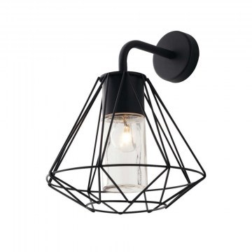 Φωτιστικό Τοίχου - Απλίκα Mandala LANT-MANDALA/AP 1xE27 36x29,5cm Black Intec