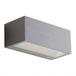Φωτιστικό Τοίχου - Απλίκα Twin LED-W-TWIN-XL NIK 40W Led 30x10,8x12cm Nickel Intec NICKEL
