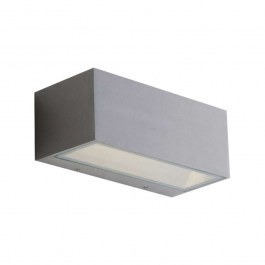 Wall Lamp Twin LED-W-TWIN-M NIK 20W Led 22x10,3x8,5cm Nickel Intec NICKEL