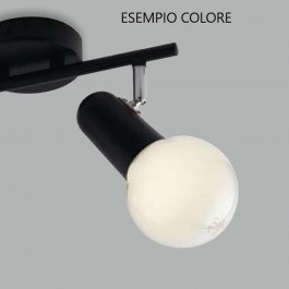 Ceiling Lamp - Spot Punto SPOT-PUNTO-1 NER Adjustable 1xE27 12x9,5x8cm Black Intec BLACK