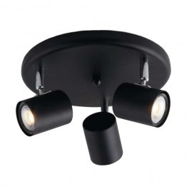 Ceiling Lamp - Spot Zero SPOT-ZERO-PL3 NER Adjustable 3xGU10 23,5x12cm Black Intec BLACK
