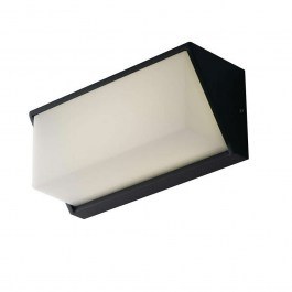 Φωτιστικό Τοίχου - Απλίκα Luxon LED-W-LUXON ANT 12W Led 25x9,5x11cm Anthracite Intec ANTHRACITE
