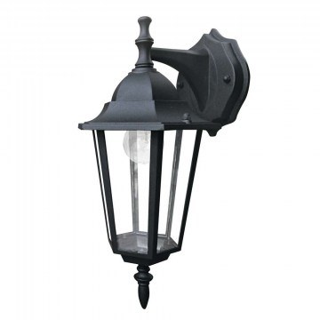 Φωτιστικό Τοίχου - Απλίκα Down Milano LANT-MILANO/AP1B 1xE27 60W 20,8x17x36cm Black Intec
